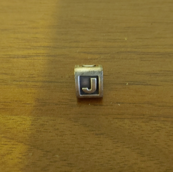 J Pandora charm